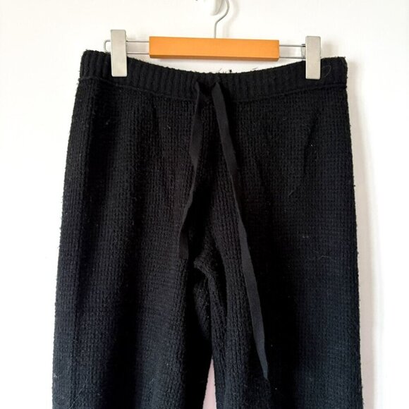 Aerie Cozy Up Waffle SET Black Size Small - Picture 9 of 12